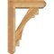 Ekena Millwork Merced Craftsman Rough Sawn Bracket w/ Offset Brace, Western Red Cedar, 6"W x 20"D x 28"H BKT0604X20X28MRC04RWR - alternate 2